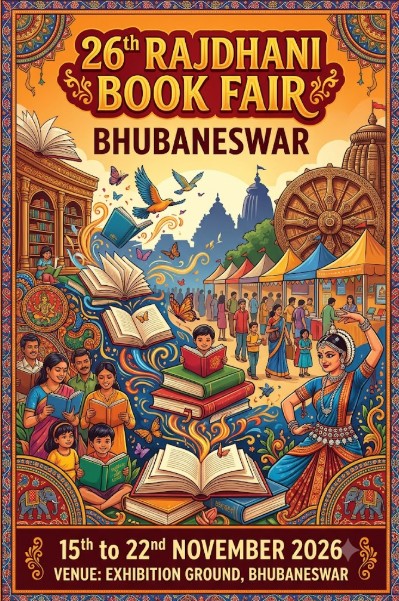 Bhubaneswar to Host 26th Rajdhani Book Fair from November 15